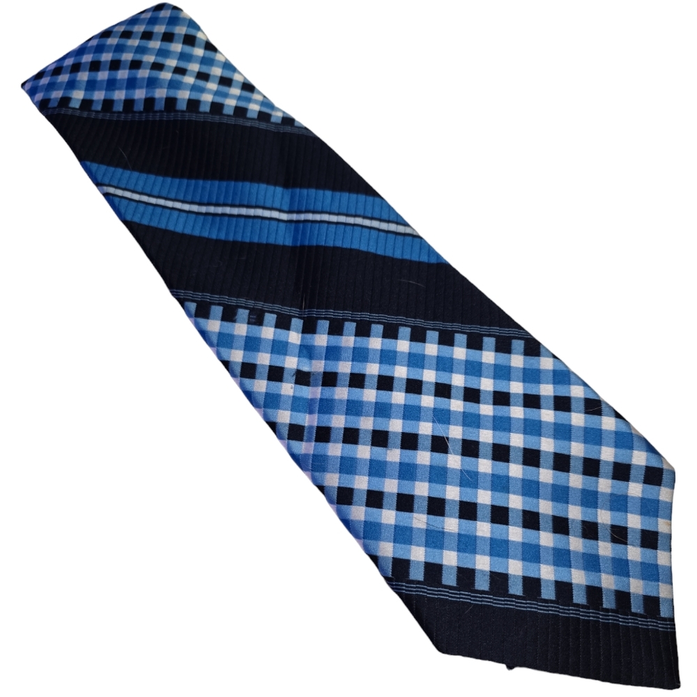 Gentry Aquatex Blue and White Necktie